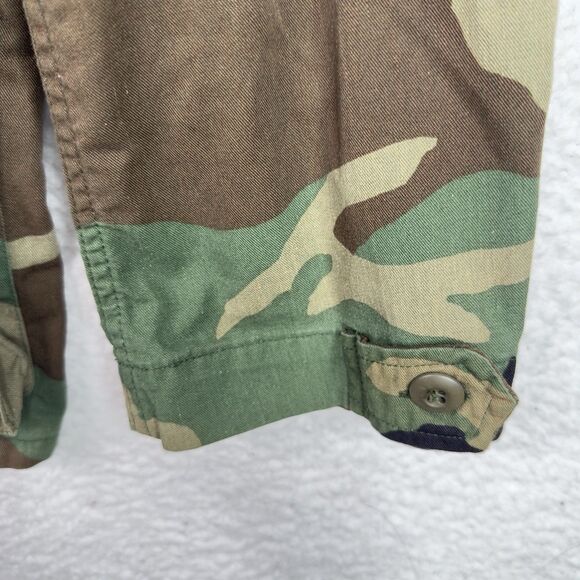 USMC Military Camouflage Jacket Men’s Small Woodland Camo Twill BDU Combat Field - Picture 7 of 14